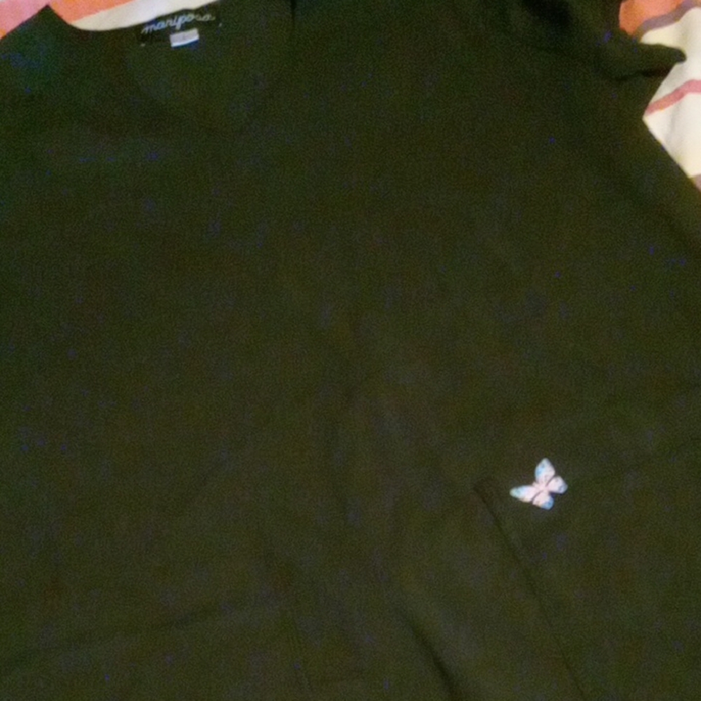 Scrub Top Size Large Brand Mariposa Good Condition - Picture 2 of 3